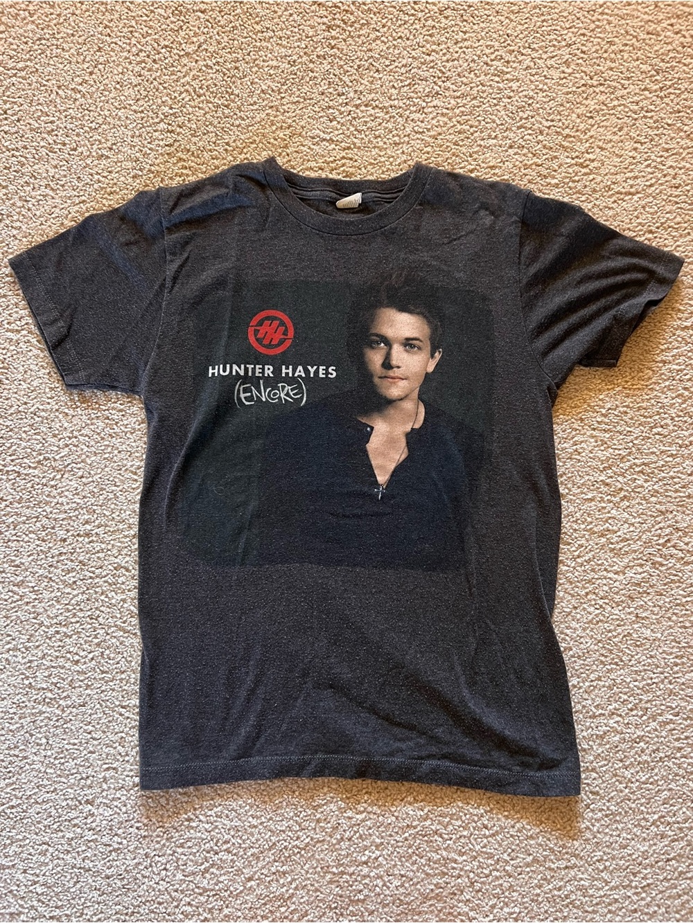 Black Hunter Hayes Graphic T‑Shirt